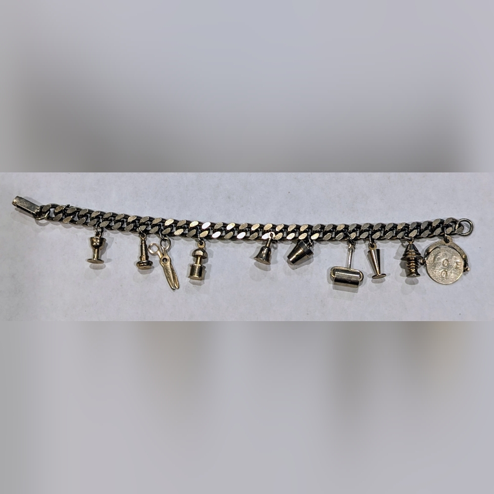 Vintage ENCO Charm Bracelet